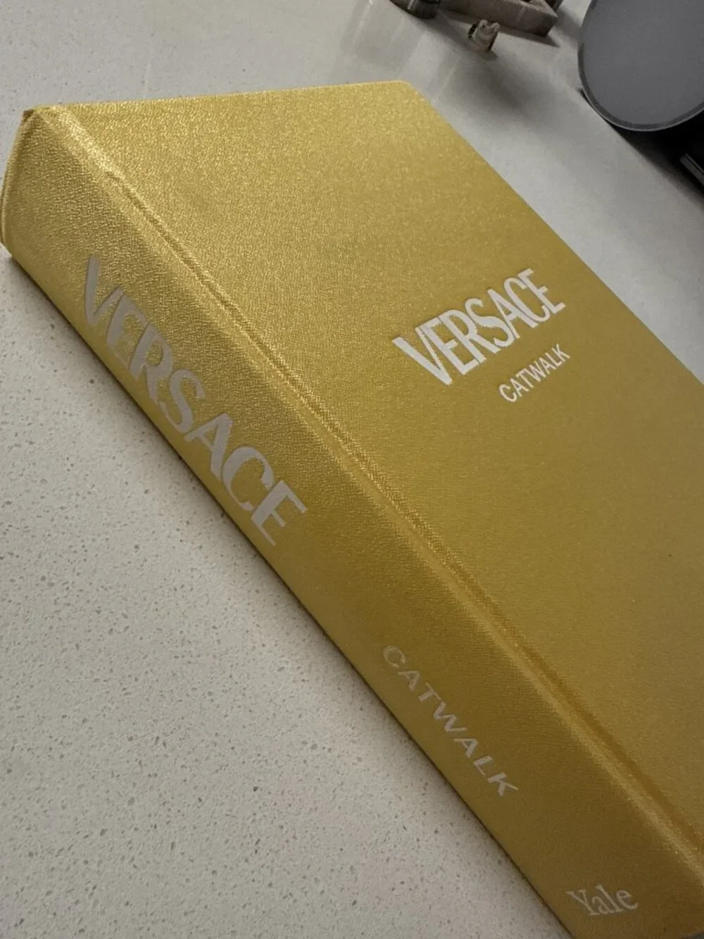 Versace Catwalk Yale Book (Gold Cover)